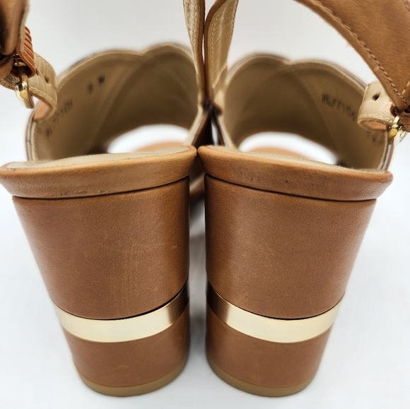 Stuart Weitzman Maxwell Midheel Kidskin sandal - Picture 9 of 14